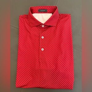 Turtleson Golf Polo Men’s Large Cobblestone Logo